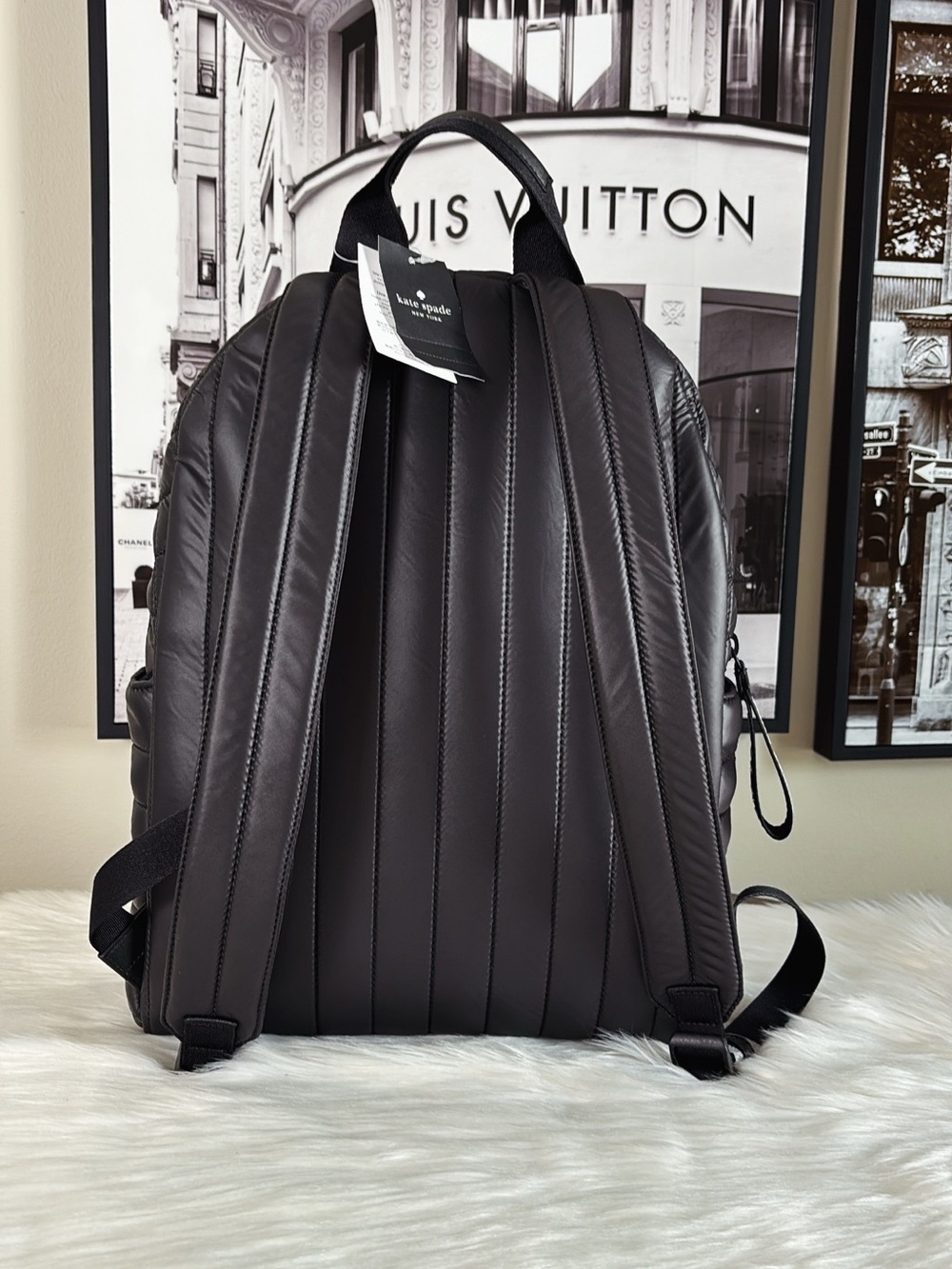 kate spade Quilted Black Backpack - Picture 4 of 8